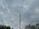 Said tower with Wire antenna and guy wires... I also need to change that stupid Antron 99 out with the Comet CX-333 that I bought... any climbers in Michigan read this soapbox? ;-) 

